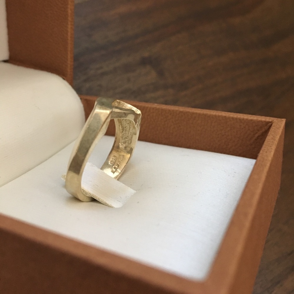 Solid Silver Ring - 925 Stamped - image 2